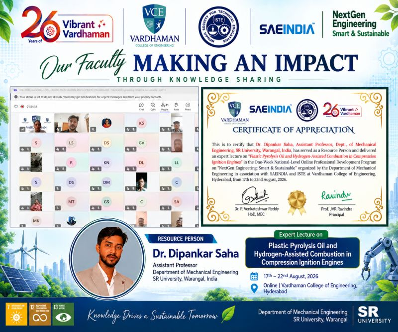 Dr. Dipankar Saha expert lecture