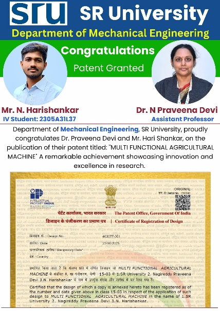 Patent certificate
