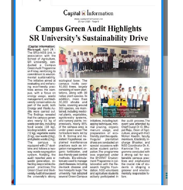 SRU Placements