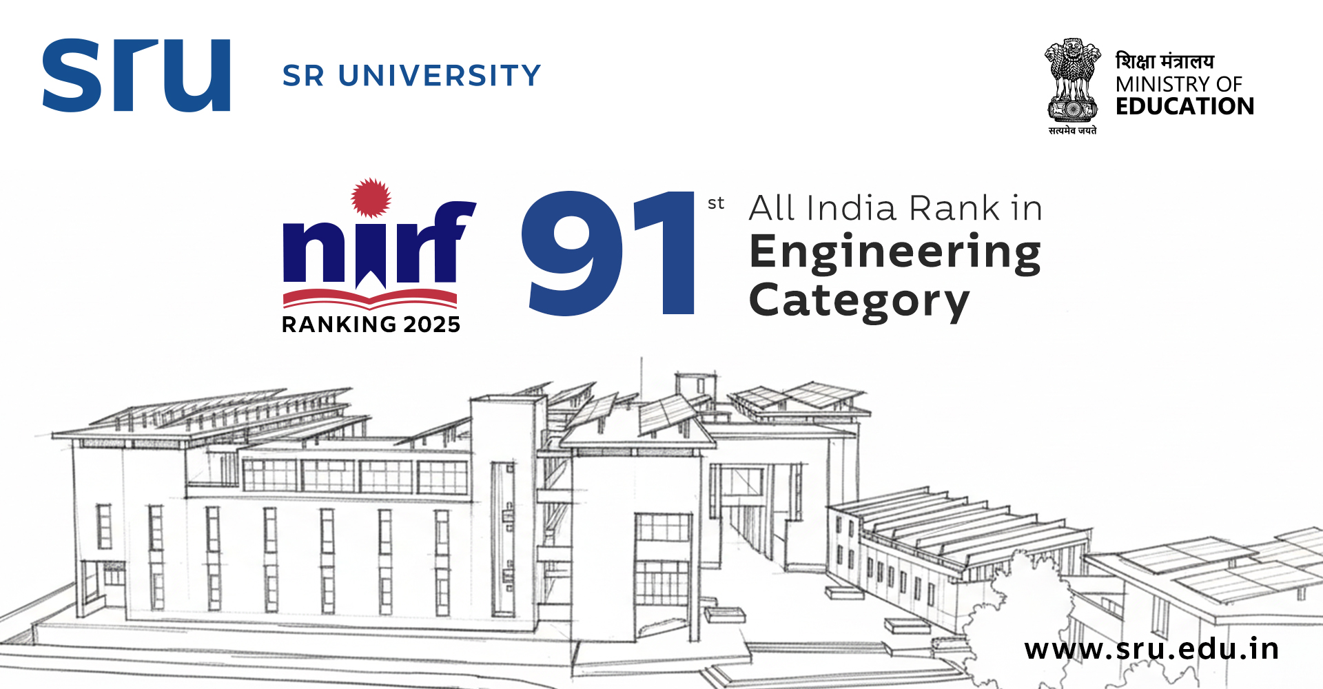 SR University NIRF Ranking 2025