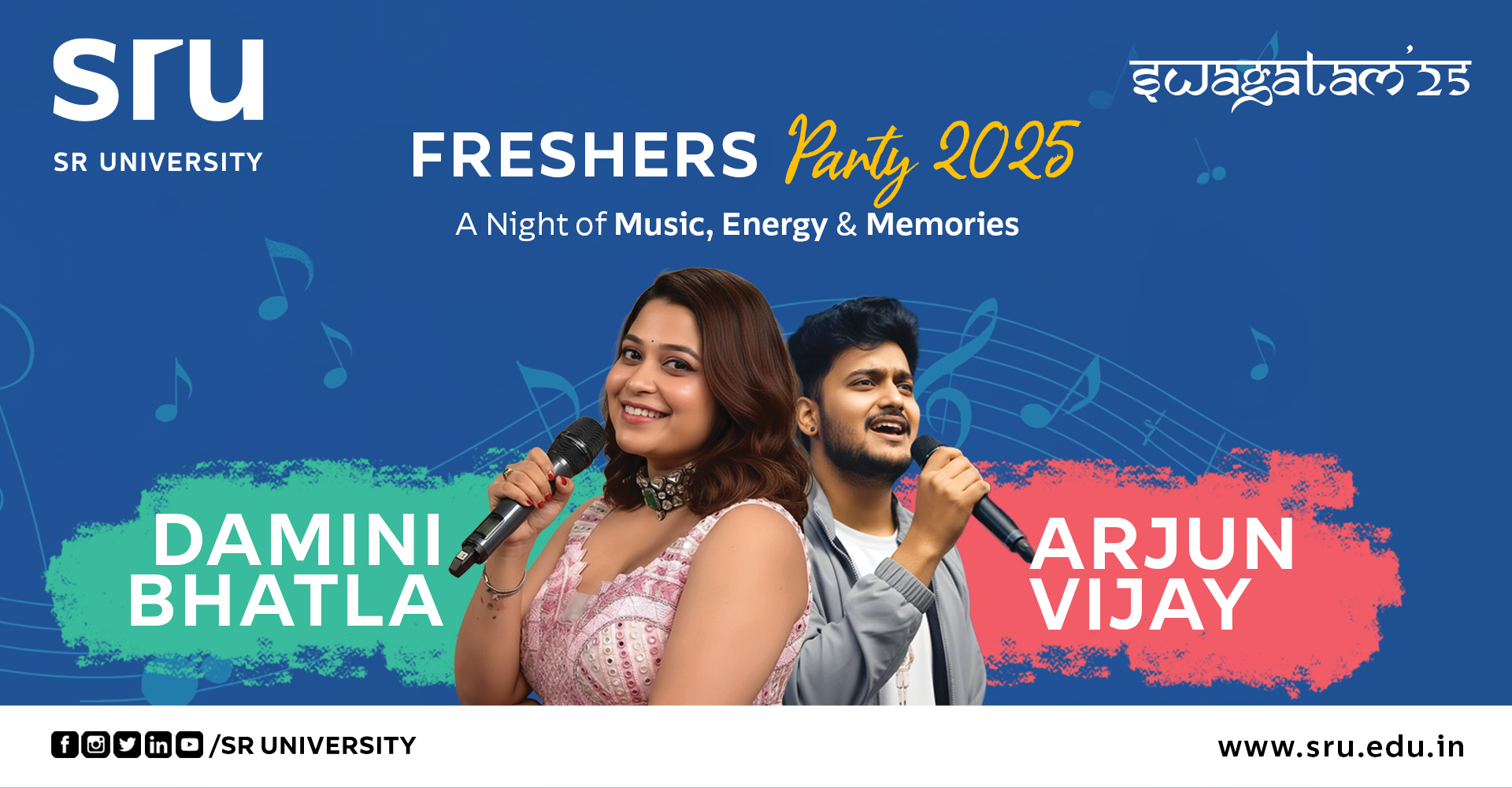 SR University Celebrates Freshers’ Party 2025 
