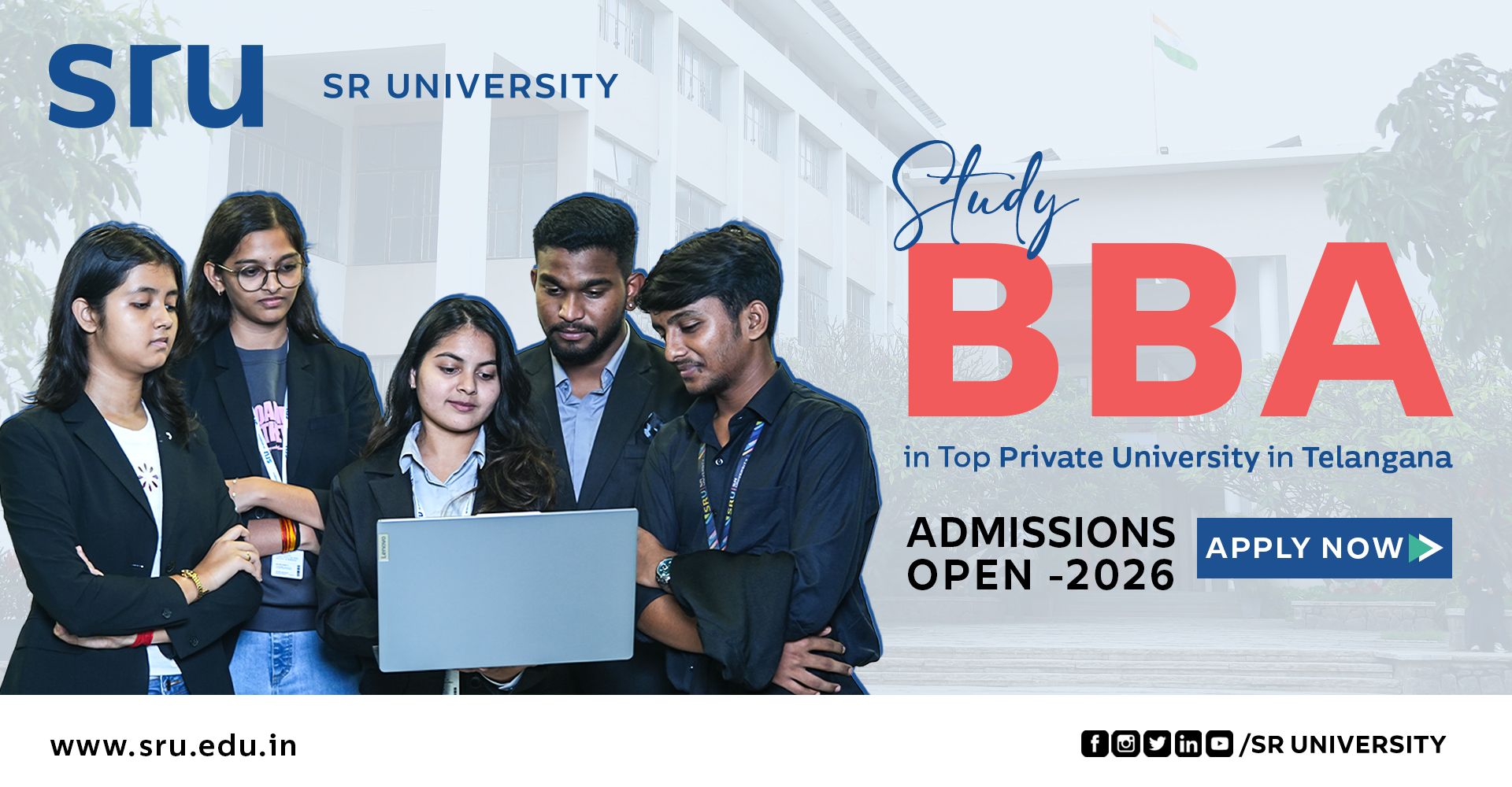 BBA Admission Open 2026 at SR University