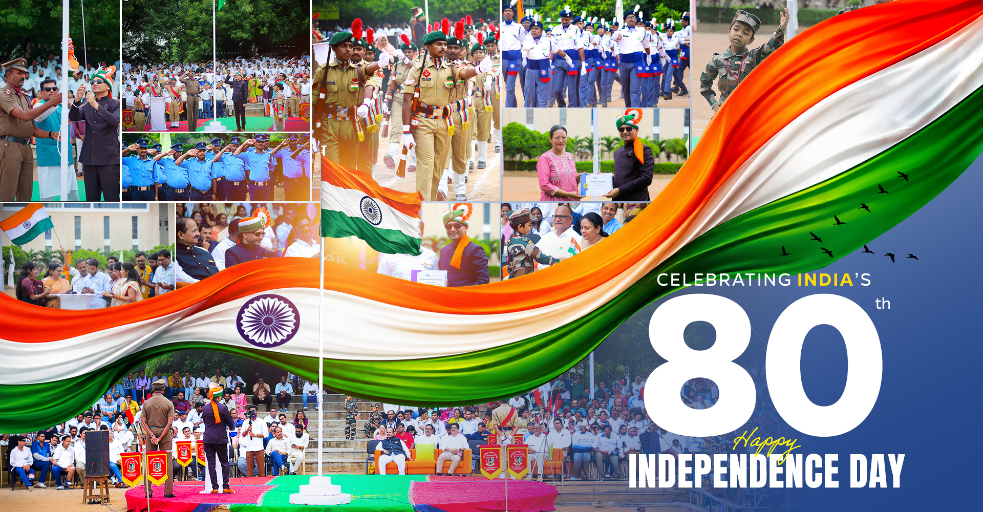 80th Independence Day Celebration at SR University 