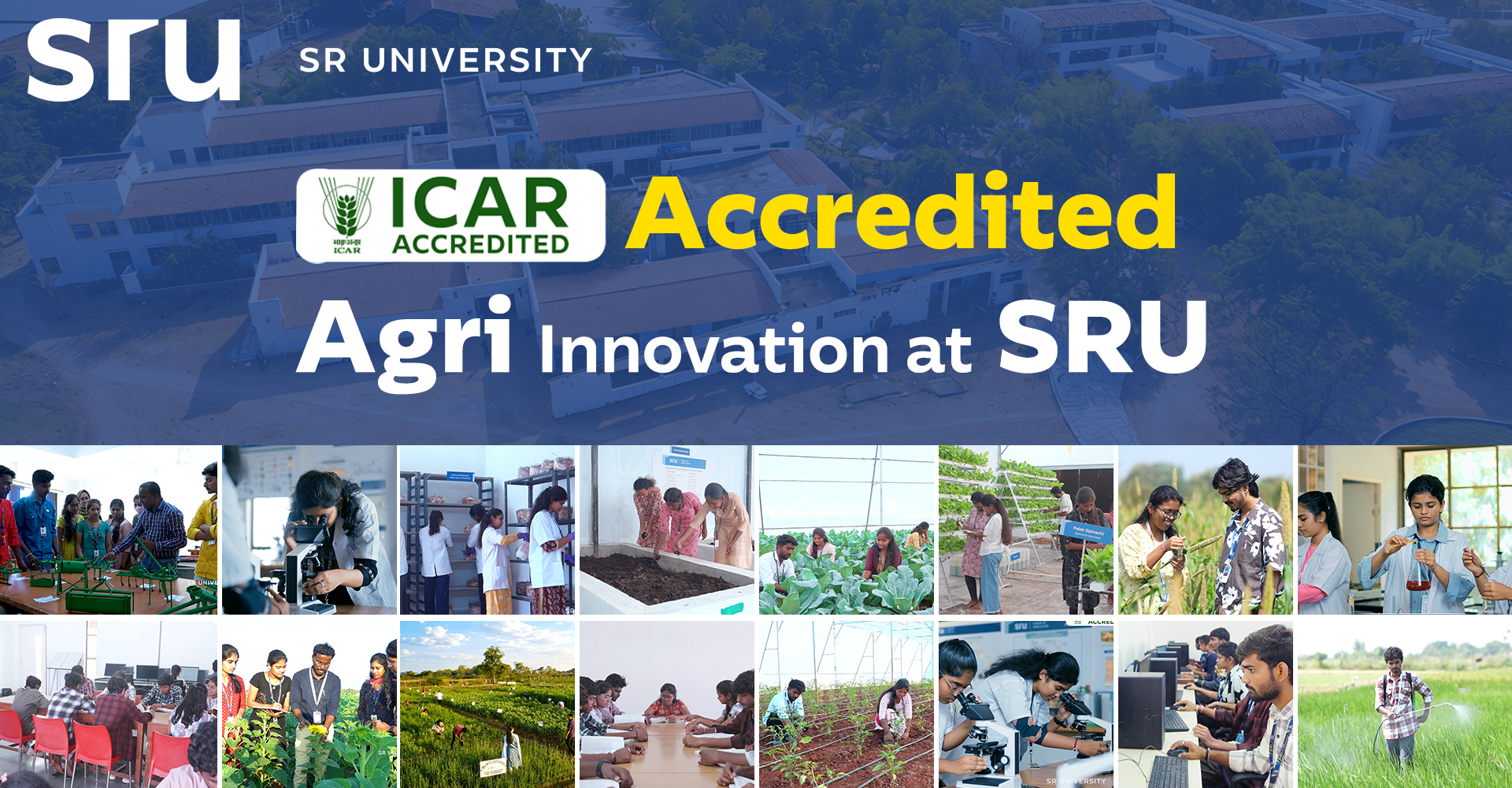ICAR-Accredited Agriculture Innovation at SR University 