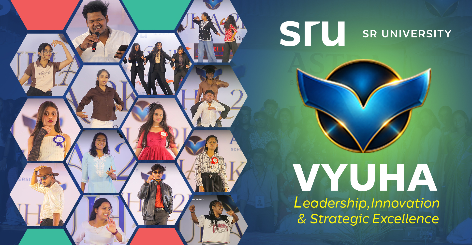 VYUHA 2K26 student events at Astra School of Business, SR University