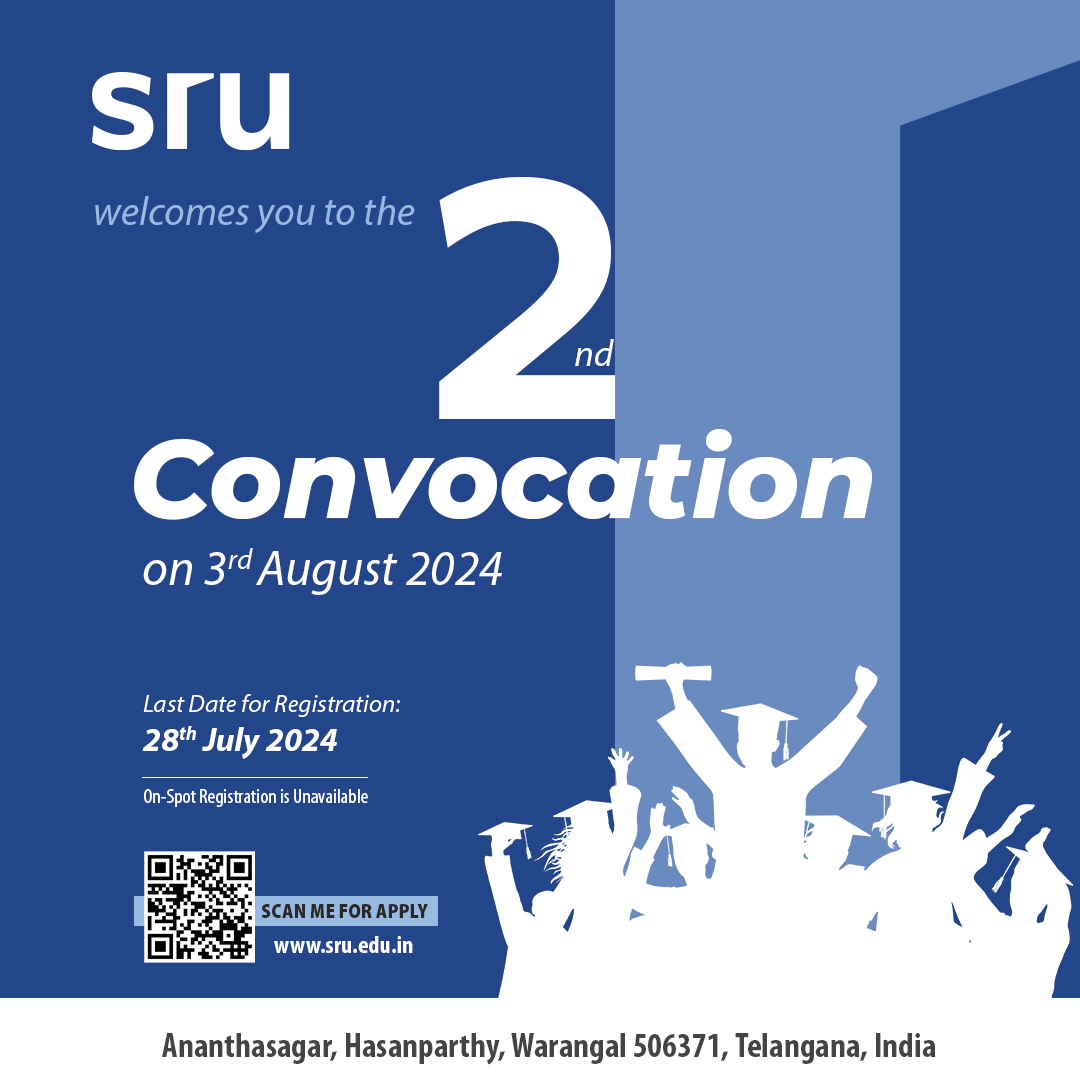 SR University convocation Banner